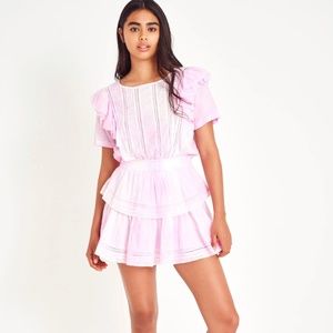 LoveShackFancy pink Natasha dress